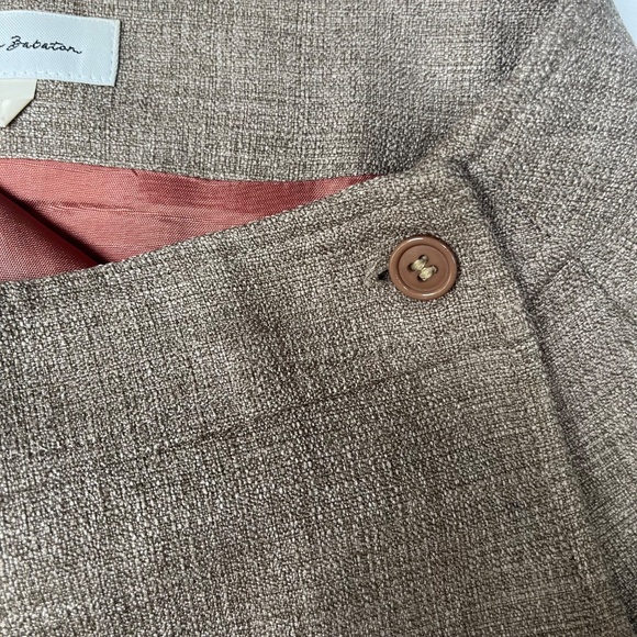 Aritzia Talula Babaton Classic Mini Skirt, Vintage Tweed Wrap Skirt, Large - Picture 8 of 12